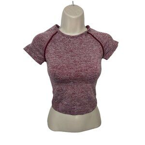 PINK Victoria’s Secret Women's XS Crop Athletic Seamless Workout Top